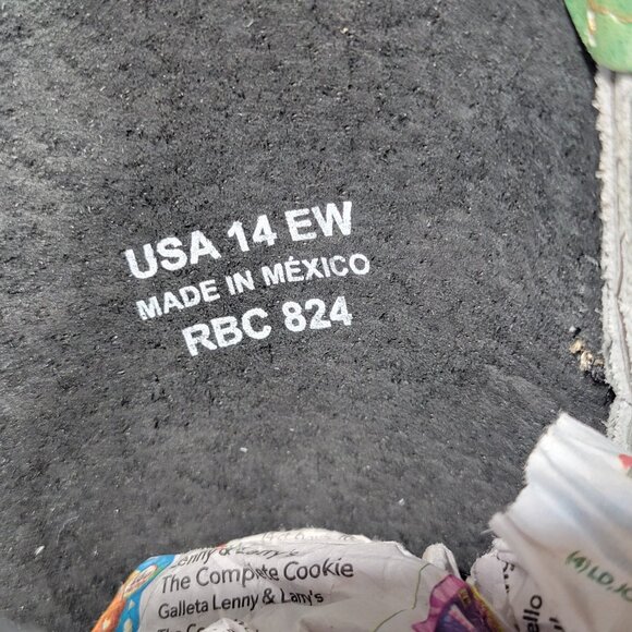 Masterson RBC824 Men's Size 14 EW US Brown Green Leather Pull on Western Boots - Picture 10 of 11